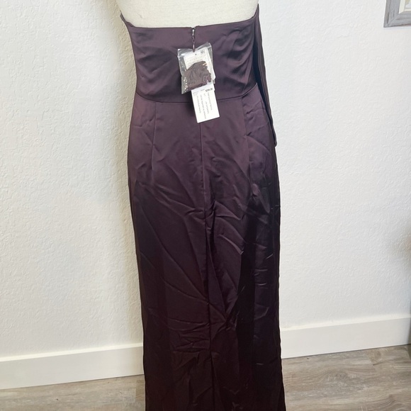 Aidan Mattox Strapless Sweetheart Flare Gown - Picture 6 of 10